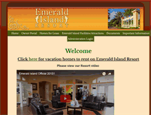 Tablet Screenshot of emeraldislandhoa.org